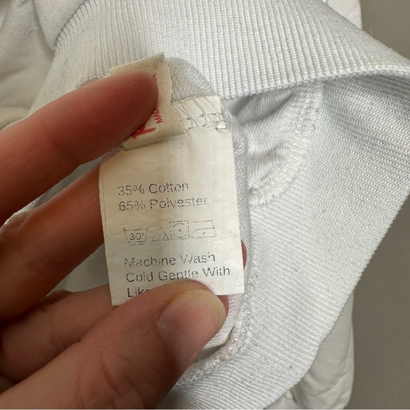 Temu flower cropped Crewneck sweatshirt - Picture 4 of 5